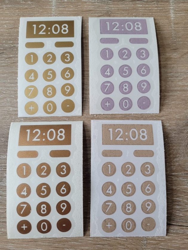 Magnetron knopjes - cijfers | keukensticker Brons, Goud, Antiek Violet of Taupe - Afbeelding 6