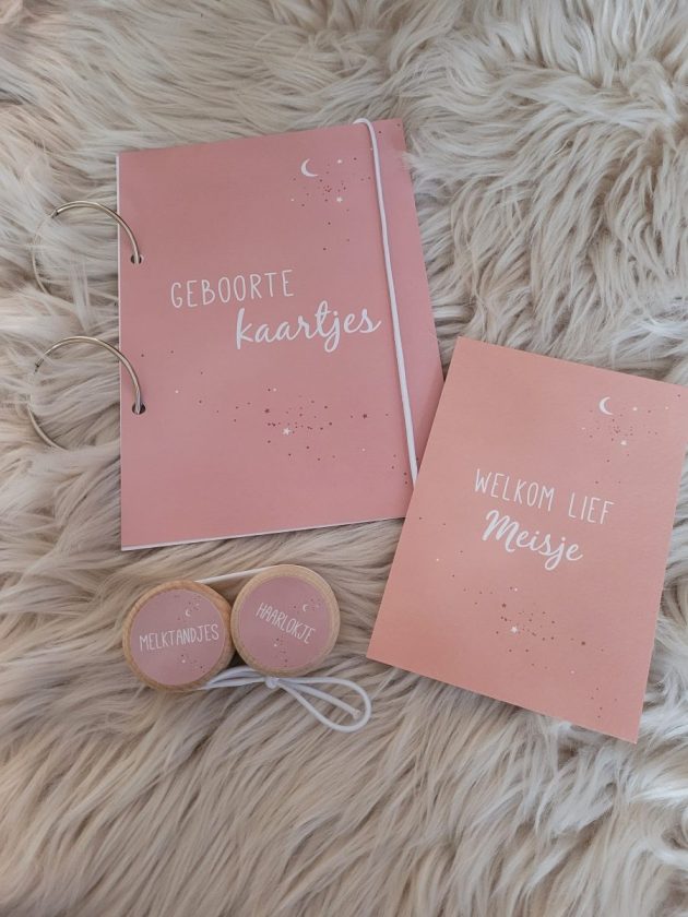 Bewaardoosje Melktandjes + Haarlokje (SET) | SET roze - Afbeelding 5