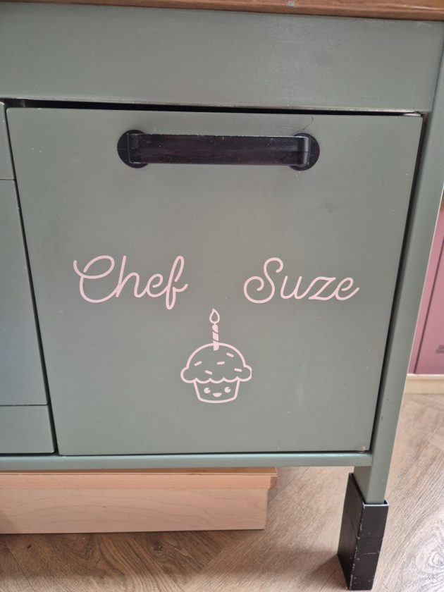 Naamsticker naar wens